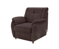 MONTEGO pohodlné křeslo hnědé