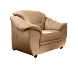 SAVONA kožené křeslo coffee