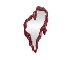 FLUIDUM červené zrkadlo 150 cm