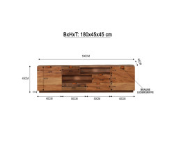 TV stolek Oldwood