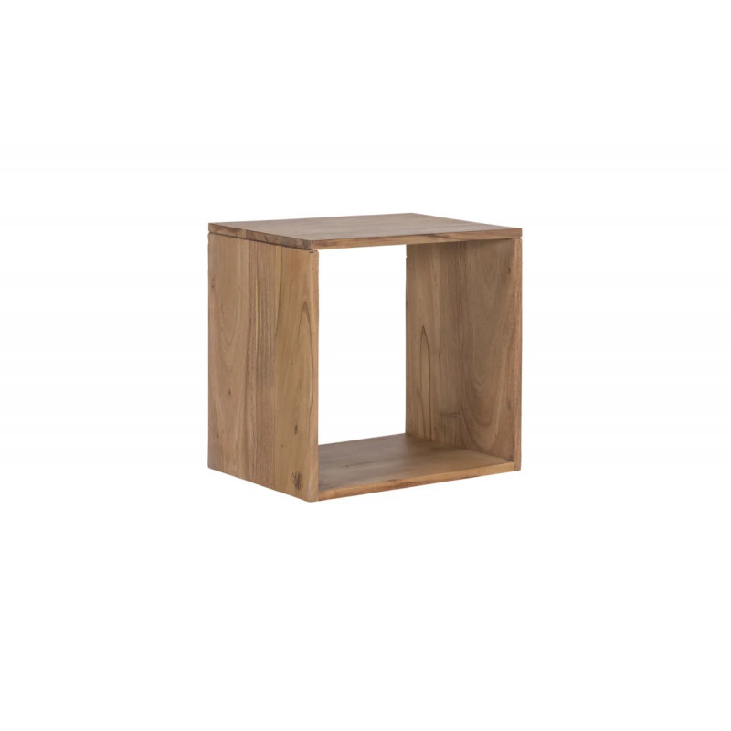 Nástěnná police Auckland Cube Acacia