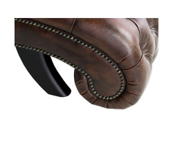 Lehátko Chesterfield Bedford starožitně hnědé