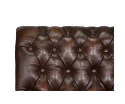 Lehátko Chesterfield Bedford starožitně hnědé