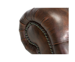 Lehátko Chesterfield Bedford starožitně hnědé