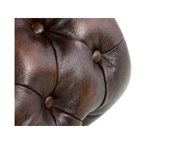 Lehátko Chesterfield Bedford starožitně hnědé