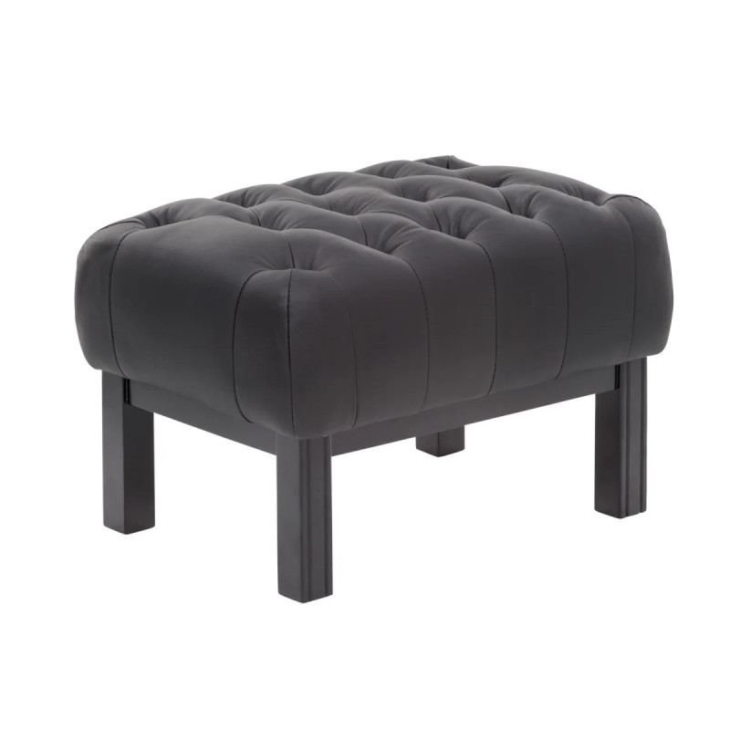 Taburetka Chesterfield Kingsfield černá