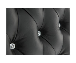 Taburetka Chesterfield Kingsfield černá