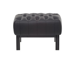 Taburetka Chesterfield Kingsfield černá