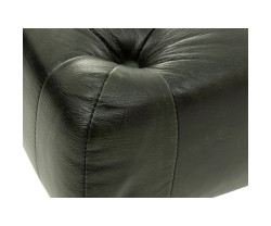 Stolička Chesterfield Pittsfield z pravé kůže zelená