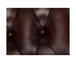 Červená stolička Chesterfield Kingsfield