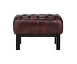 Červená stolička Chesterfield Kingsfield