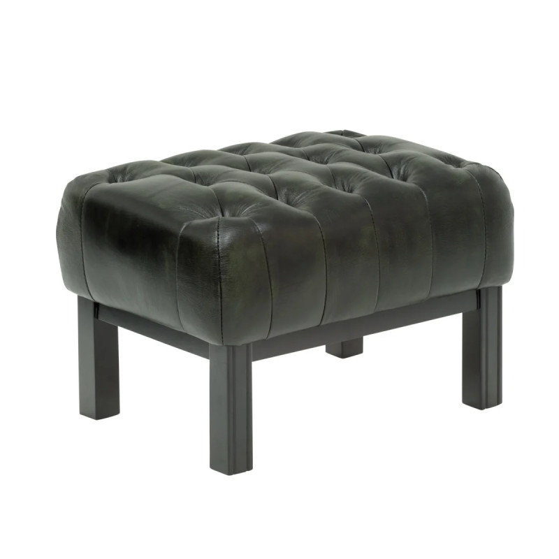 Stolička Chesterfield Kingsfield zelená