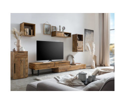 TV stolek Auckland borovice 2 zásuvky