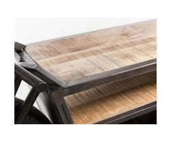 TV příborník Harlow Bike Motorcycle Console Home bar se stojánkem na lahve
