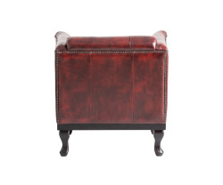 Křeslo Chesterfield Dover červené