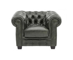 Sada 1+2+3 Chesterfield antická zelená