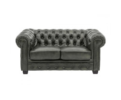 Sada 1+2+3 Chesterfield antická zelená