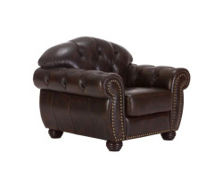 Garnitur1+2+3 Chesterfield Hereford antik braun