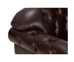 Garnitur1+2+3 Chesterfield Hereford antik braun