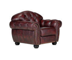 Garnitur1+2+3 Chesterfield Hereford antik rot