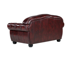 Garnitur1+2+3 Chesterfield Hereford antik rot