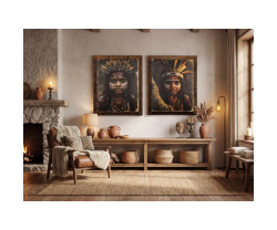 Canvas Wandbild 70x90 "Spirit of Earth"
