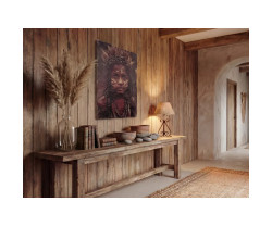 Wandbild Papiermache 60x90 „Spirit of Earth“