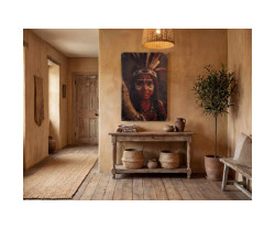 Wandbild Papiermache 60x90 - Roots of Tradition