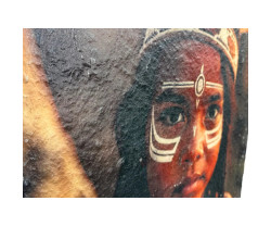 Wandbild Papiermache 60x90 - Roots of Tradition