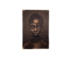 Wandbild Papiermache 60x90 - Silent Strength