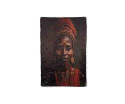 Wandbild Papiermache 60x90 - Queen of Colors