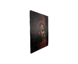 Wandbild Papiermache 60x90 - Queen of Colors