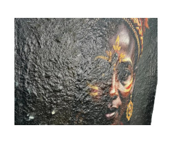 Wandbild Papiermache 60x90 - Queen of Colors