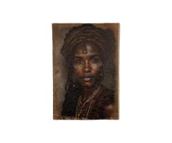 Wandbild Papiermache 60x90 - Earth Goddess