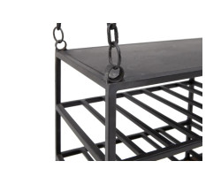 Deckenregal Aro 100x46x30 cm