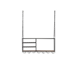 Deckenregal Aro 100x46x30 cm