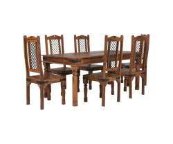 Jídelní set Merlow 178x90 + 6 židle