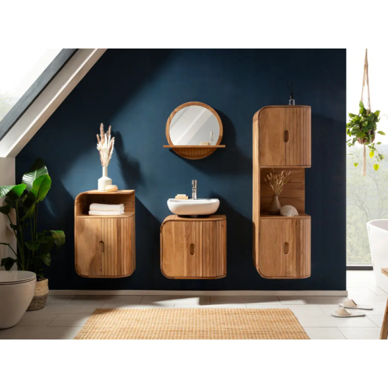 Koupelnový set Tenaga akácie oakfinish