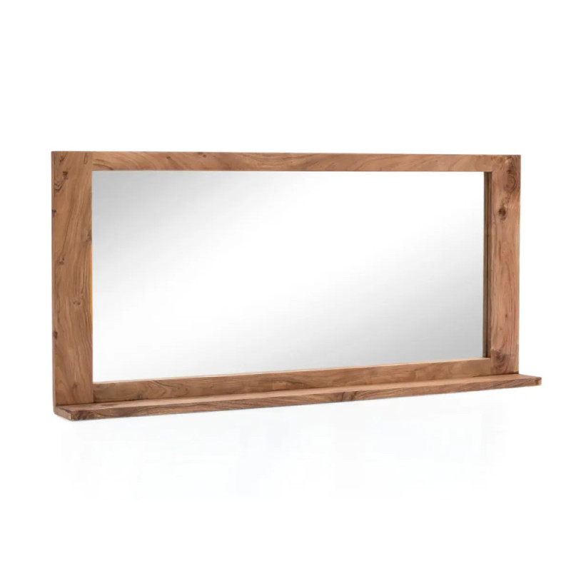 Zrcadlo Osbon 140x65 akácie