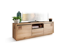 TV stolek masiv dub 170 cm Trentino divoký