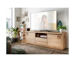 TV stolek masiv dub 170 cm Trentino divoký