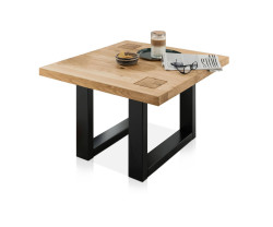 Dřevěný konfereční stolek 70x70 Trentino divoký dub