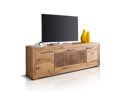 Masivní TV stolek 178 cm Vancouver III divoký dub