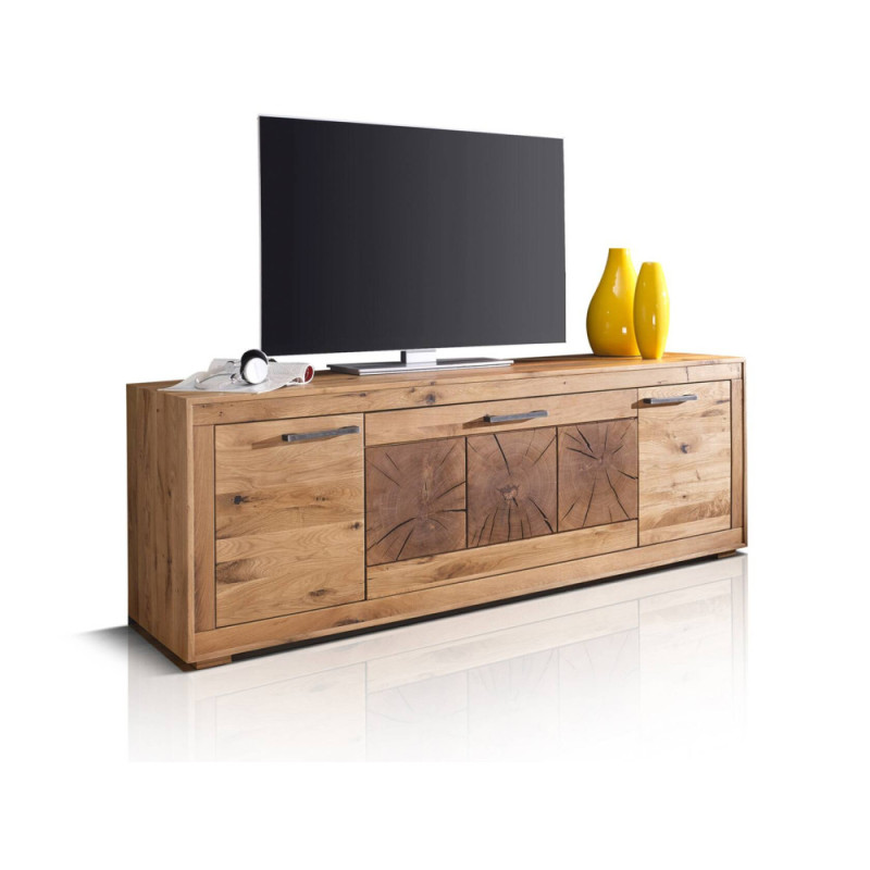 Masivní TV stolek 178 cm Vancouver III divoký dub