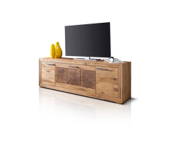 Masivní TV stolek 178 cm Vancouver III divoký dub