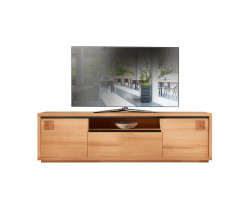 TV stolek z masivu 170 cm Trentino II jádrový buk