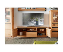 TV stolek z masivu 170 cm Trentino II jádrový buk