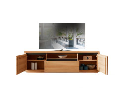 TV stolek z masivu 170 cm Trentino II jádrový buk