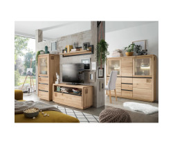 TV stolek masiv 120 cm Trentino divoký dub