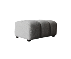 Taburet CLOUD 100cm šedý